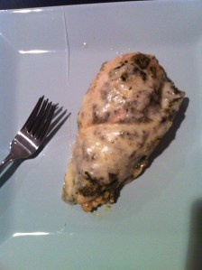 Cheesy Pesto Chicken